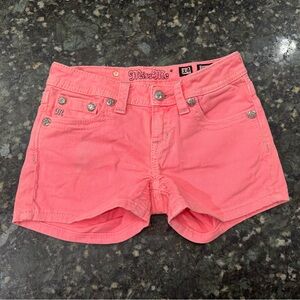 Miss Me Girls Size 14 Pink Jean Shorts
